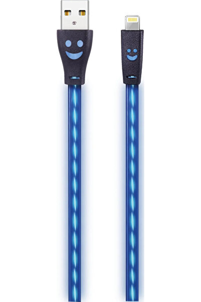 ACV 2GO Cablu USB de încărcare și date lightning. m.bl. Iluminat LED 1m