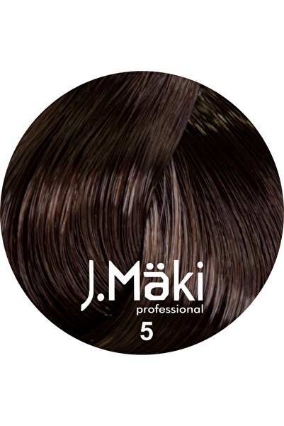 J.Mäki professional J.Maki Professional - Vopsea de păr permanentă 5 - Maro deschis, 60 ml