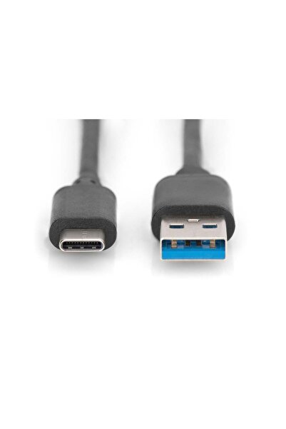 Digitus USB 3.0 Anschlusskabel Typ C -A St/St 1.0m, sw