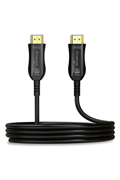MediaRange Cablu HDMI de mare viteză Ethernet AOC 18Gbit/s 10m