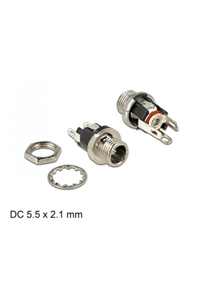 DELOCK Steckverbinder DC 5.5x2.1x9.5mm Bu zum Einbau