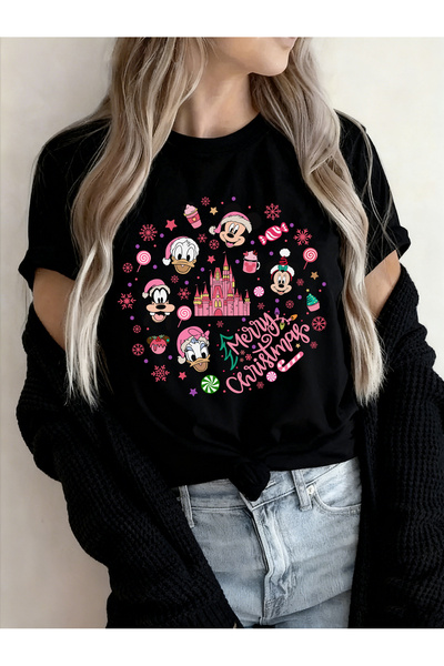 SAUDI DISNEYLAND disneyland Men and Women's 100% Cotton T-Shirt - Oversized C...