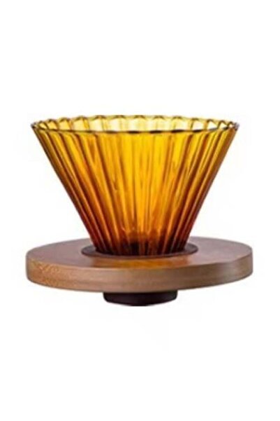 BARISTAR Amber Glass Filter Funnel