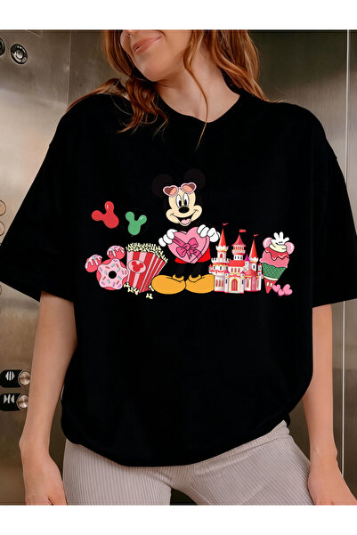 SAUDI DISNEYLAND disneyland Men and Women's 100% Cotton T-Shirt - Oversized C...