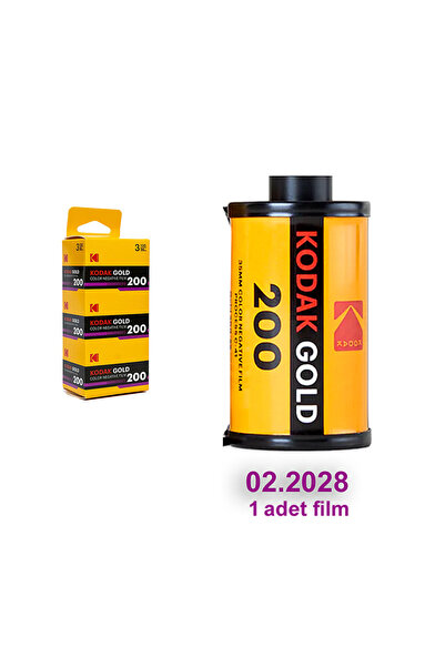 Kodak Gold 200 135/36-Analog Taze fotoğraf filmi-1 adet