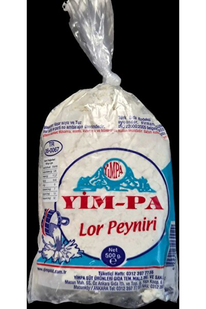 Yimpa Lor Peyniri 500gr.