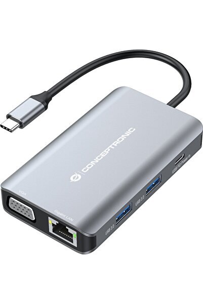 CONCEPTRONIC DONN21G 7-in-1 Docking Station