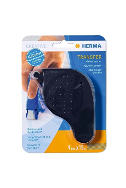 Herma Dispenser de adeziv transferabil negru 15 m