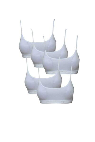 Royaleks White Bustier with Pad and Rope Strap 5 pieces