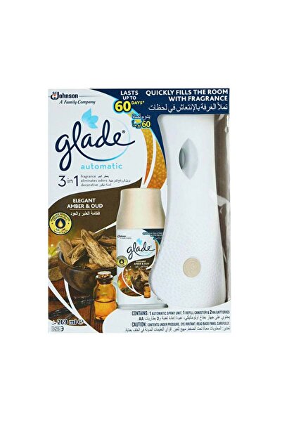 Glade Auto Holder Elegant Amber & Oud 2