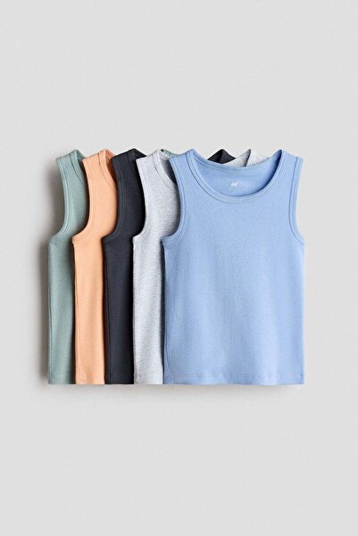 H&M 5-pack cotton vest tops