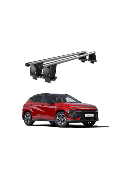 OEM Aluminum car trunk cross bars compatible with smooth roof Hyundai Kona Hy...