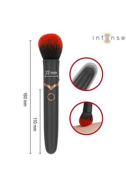 INTENSE Emilia Vibrator pentru Clitoris Tip Perie, 10 Moduri de Vibrație, 16 cm, Silicon Body Safe
