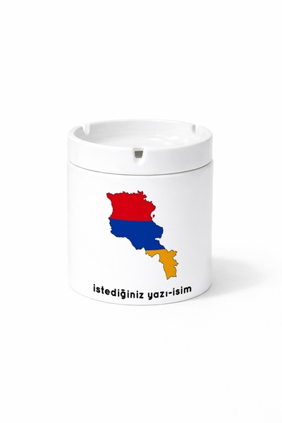 Kirbi Reklam Flag of Armenia Armenian Flag Illustration Country Printed Ashtr...