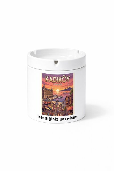 Kirbi Reklam İlçe İstanbul Kadıköy Kişiye Özel Çift Taraflı Baskılı Kül Tabla...