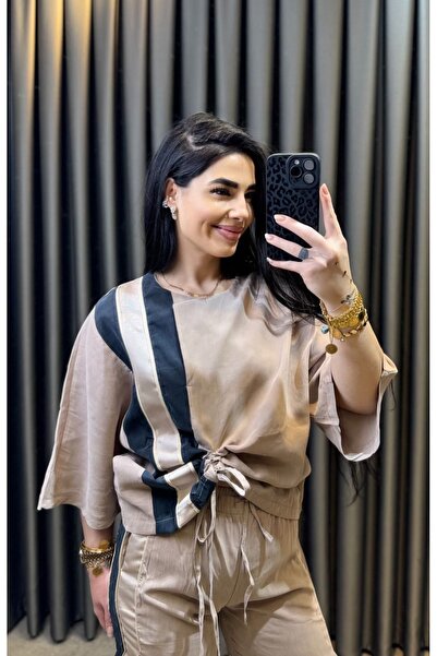 Nisam Striped Tencel Set