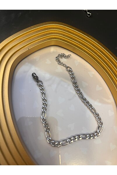 gozdeasutayaccessory Silver Color Men's Steel Bracelet