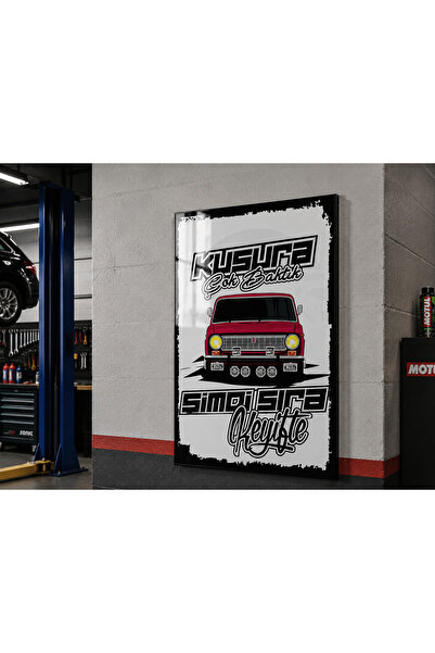 NET REKLAM Özel Tasarım 20x30 Tofaş Temalı UV Baskı Poster - UV Baskı Araba D...