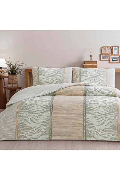 Taç Ranforce Double Duvet Cover Set Corin Mink