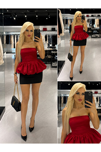 Butik 🔥 Red Couture Bubble Bluz