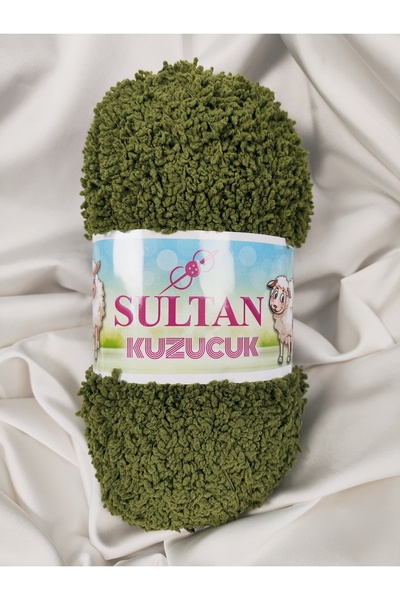 Sultan Kuzucuk Anakuzusu Fir de tricotat manual kaki 100gr. (1 bucată) - Culo...