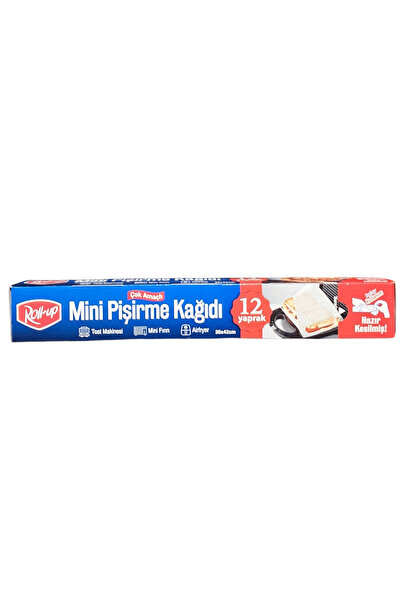 Roll-Up ROLL UP MİNİ KESİLMİŞ PİŞİRME KAĞIDI 30*42 CM 12Lİ