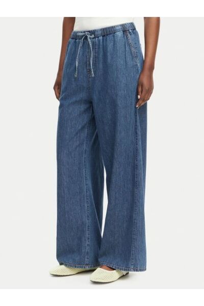 Tommy Hilfiger Blue Denim Logo Women's Pants