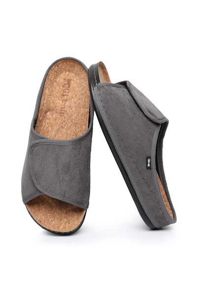 Git-up Women's Comfort Cork Slippers, Adjustable Velcro Strap Design, Anti-Sl...