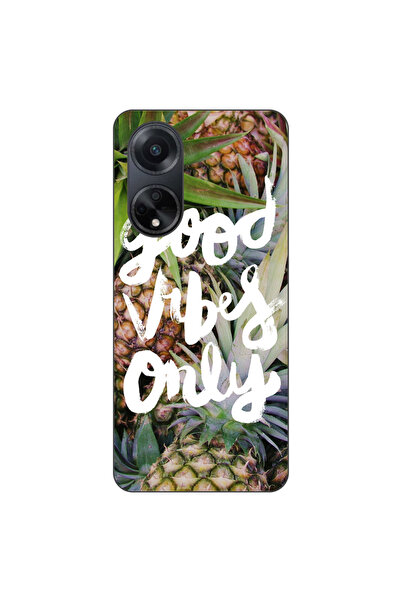 OEM Husa compatibila cu Oppo A98 5G Silicon Gel Tpu Model Good Vibes Only