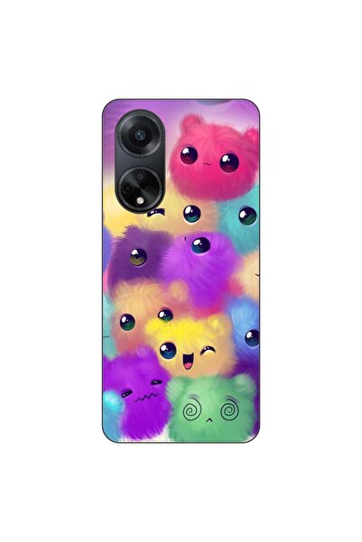 OEM Husa compatibila cu Oppo A98 5G Silicon Gel Tpu Model Pufosi Colorati