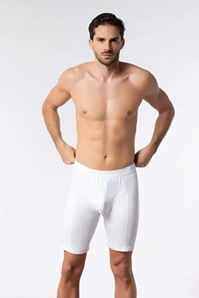 HARMAN TEKSTİL Elit 1253 Men's Elastane Long Boxer 3-Pack