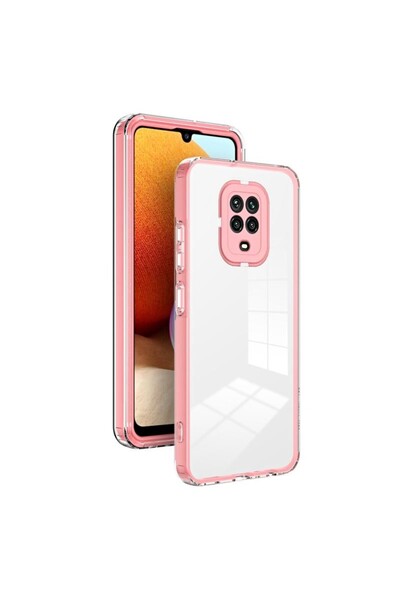 sscase Color Frame Διάφανη Θήκη Σιλικόνης Pink (Xiaomi Redmi Note 9S / 9 Pro)