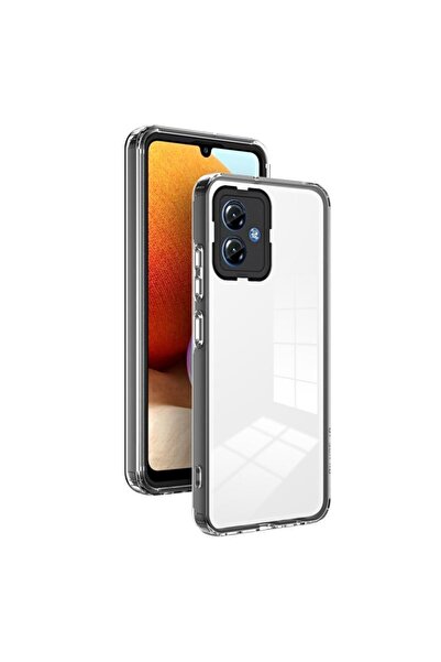 sscase Color Frame Διάφανη Θήκη Σιλικόνης Black (Motorola Moto G14)