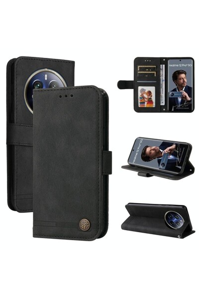 sscase Skin Feel Life Tree Θήκη Πορτοφόλι Black (Realme 12 Pro 5G / 12 Pro Pl...