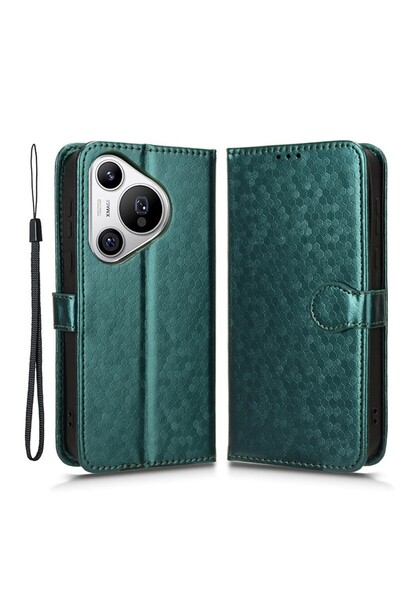 sscase Honeycomb Θήκη Πορτοφόλι Green (Xiaomi Poco F6 5G)