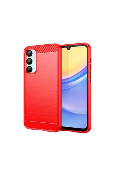 sscase Brushed Carbon Θήκη Σιλικόνης Red (Samsung Galaxy A16 4G / 5G)
