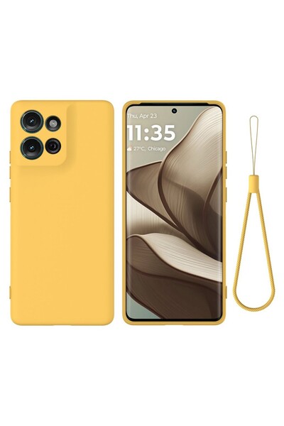 sscase Solid Color Θήκη Σιλικόνης Yellow (Motorola Moto G75 5G)