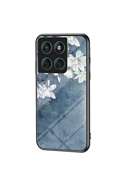sscase Floral Σκληρή Θήκη με Τζάμι Chinese Rose (Motorola Edge 60 5G / Edge 6...