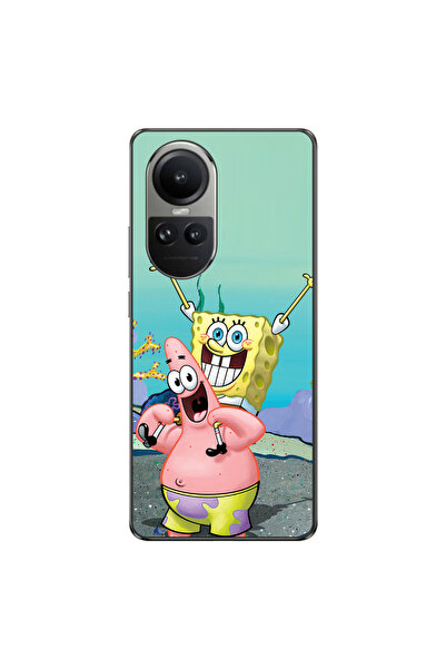 OEM Husa compatibila cu Oppo Reno10 5G Silicon Gel Tpu Model Spongebob