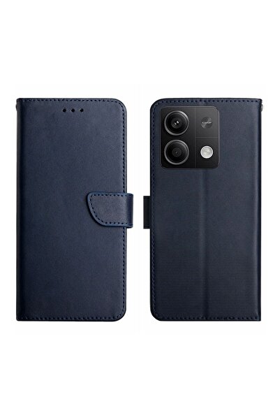 sscase Genuine Leather Θήκη Πορτοφόλι Blue (Xiaomi Redmi Note 13 Pro 4G/Poco ...
