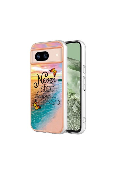 sscase Electroplating Marble Σκληρή Θήκη Never Stop Dreaming (Google Pixel 8a...