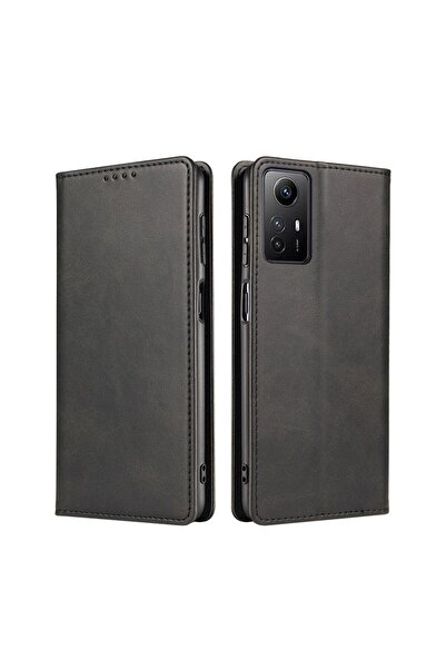 sscase Lite Leather Θήκη Βιβλίο Black (Xiaomi Redmi Note 12S 4G)