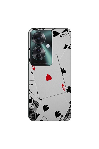 OEM Θήκη συμβατή με Oppo Reno11 F 5G από σιλικόνη gel TPU με σχέδιο τραπουλόχ...
