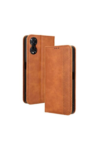 sscase Retro Θήκη Βιβλίο Brown (TCL 50 5G)