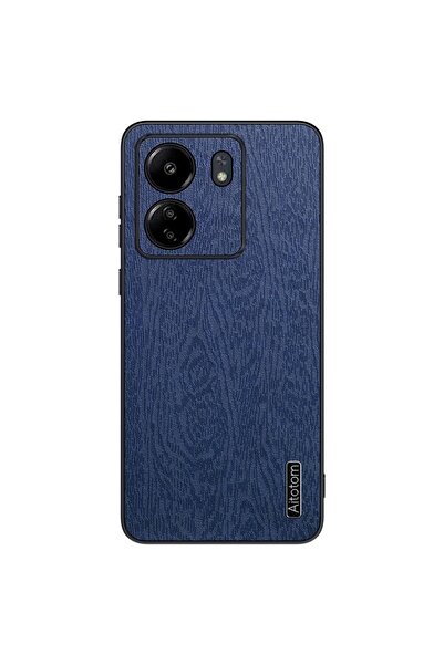 sscase Wood Texture Σκληρή Θήκη Blue (Xiaomi Redmi 13C/Poco C65)