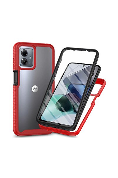 sscase 360 Degrees Coverage Σκληρή Θήκη Red (Motorola Moto G54 5G)
