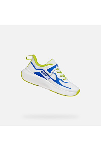 Geox Adidași albi pentru băieți Pro-Ran