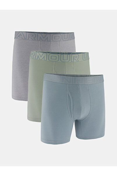 Under Armour Boxeri bărbați M UA Perf Bumbac 6 inci - Pachet de 3