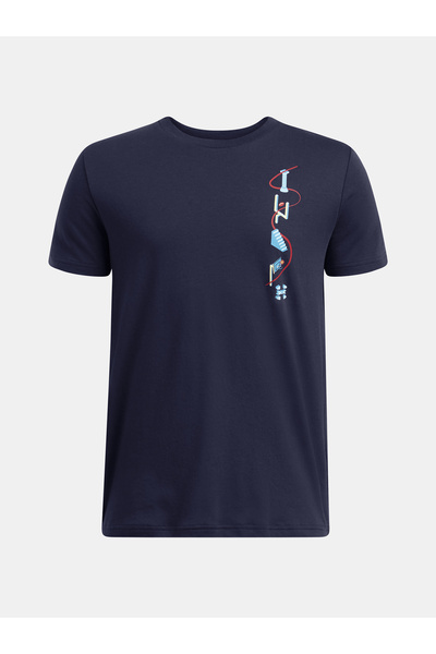 Under Armour Tricou de băieți UA B PORTAL LOGO SS