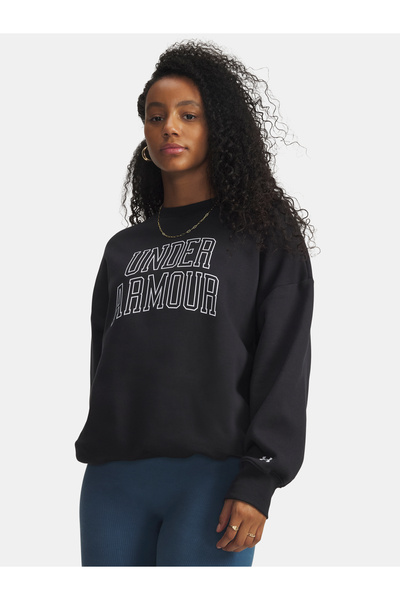 Under Armour Hanorac de damă Rival Flc OS Varsity Crew-BLK